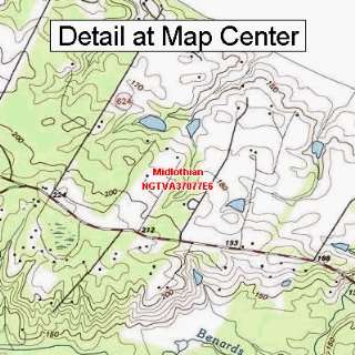   Map   Midlothian, Virginia (Folded/Waterproof)