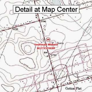   Map   Southeast Midland, Texas (Folded/Waterproof)