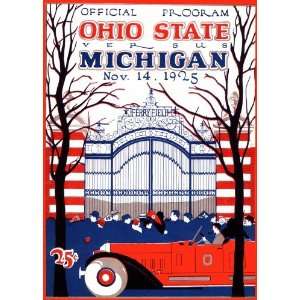  1925 Michigan Wolverines vs. Ohio State Buckeyes 36 x 48 