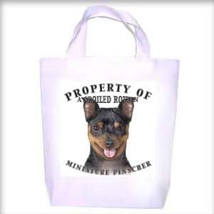  Miniature Pinscher Property Shopping   Dog Toy   Tote Bag 
