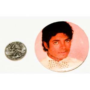    Vintage Collectible Button  Michael Jackson 