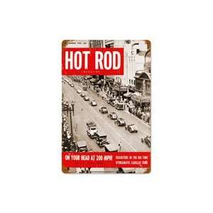    Hot Rods NYC Roadsters March 1951 Metal Sign