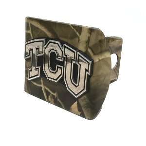 TCU Horned Frogs Premium METAL Camouflage Hitch Cover Automotive