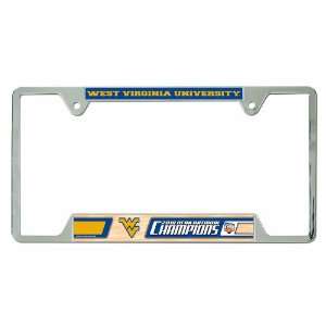 NCAA West Virginia Final Four Champs Metal License Plate Frame  