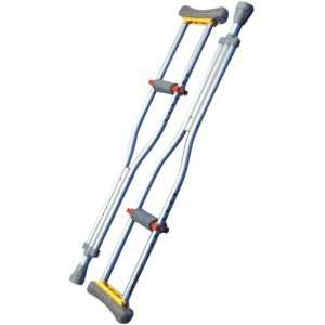   Adjustable Anodized Aluminum Crutches   Youth/Small