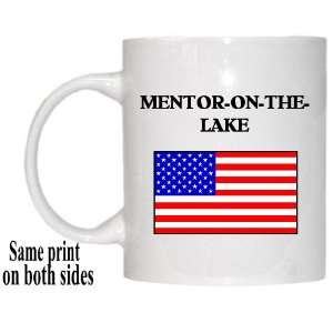  US Flag   Mentor on the Lake, Ohio (OH) Mug Everything 