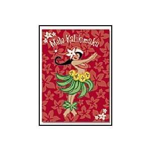  Retro Hula Girl Christmas Cards
