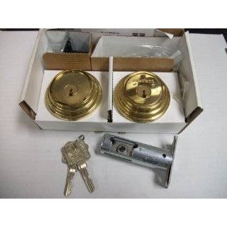 Medeco Double Cylinder Deadbolt 2 3/8 11tr503 Bright Brass by Medeco