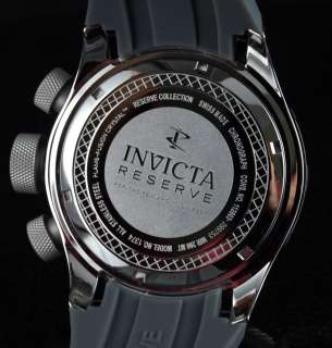 Invicta Reserve Mens Bolt Swiss Made Chronograph Stainless Steel Case 