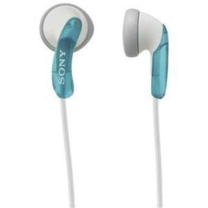  Sony MDRE10LP Earbud Headphones   White/blue Electronics