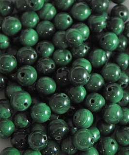  Malachite round Beads Finished gems gemstones stones drilled bead 
