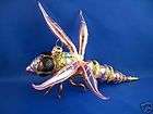 Blown Glass Murano Figurine Insect DRAGONFLY  
