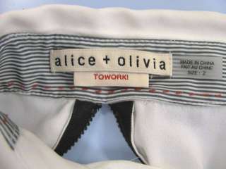 NWOT Alice + Olivia Maddie Belted Mock Dress   2  