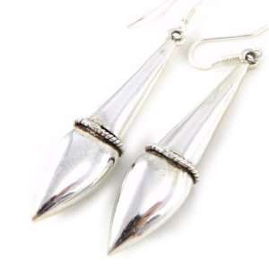  Earrings silver Massaï. Jewelry