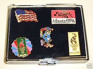 ATLANTA 1996 Olympic Classic Collector 5 Pin Set Izzy  