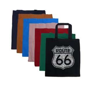   66 Tote Bag  Made using the popular cities along the legendary highway