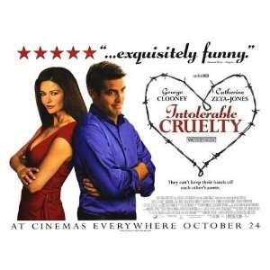 Intolerable Cruelty Original Movie Poster, 40 x 30 (2003)  