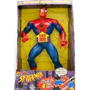 com Marvel Comics   Spider Man   Giant 16 Talking Figure   Animated 