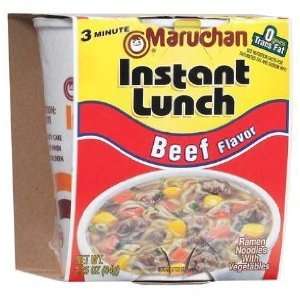 Maruchan Instant Lunch Beef Flavor Soup, 6 ct  Grocery 