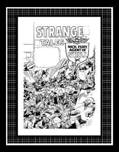 Jack Kirby Strange Tales #145 Rare Production Art Cover  