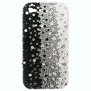    Swarovski Crystal Black White Ombre iPhone 3G Case Electronics