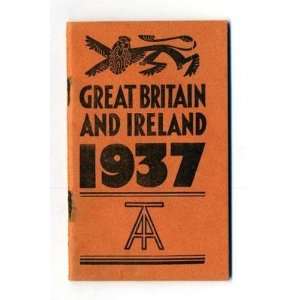  Great Britain & Ireland 1937 Calendar of Visitor Events 