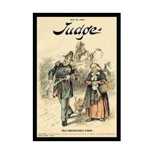  Judge Magazine That Irrepressible Widow 20x30 poster