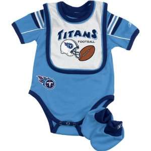  Tennessee Titans Infant Creeper, Bib and Bootie Set 