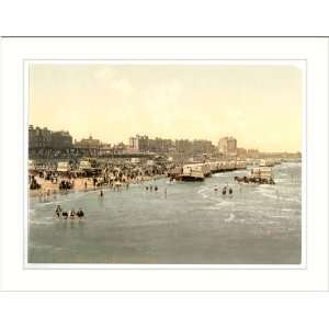  Beach and ladies bathing place Margate England, c. 1890s 
