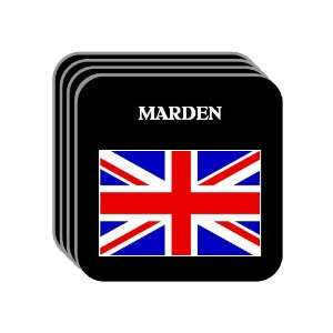  UK, England   MARDEN Set of 4 Mini Mousepad Coasters 