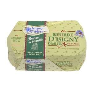 Isigny Butter with Coarse Rock Salt (8.8 Grocery & Gourmet Food