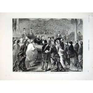   Prince Wales Victoria Station & At Italian Opera 1876