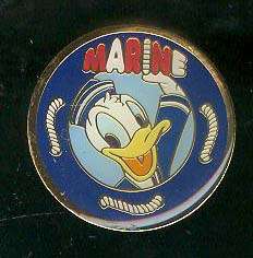 JDS Japan  Marine Donald Disney Pin  