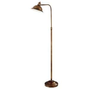  Manno Floor Lamp, 76Hx10.5W, GOLD BRONZE