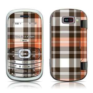  Copper Plaid Design Protective Skin Decal Sticker for LG 