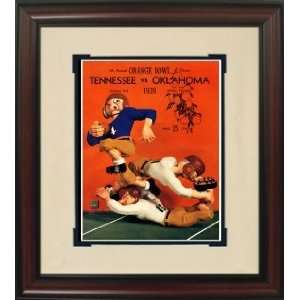  Tennessee 1939 Orange Bowl Historic Football Program Cover 