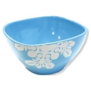  Hawaiian Ceramic Bowl Mamo Blue Ulu