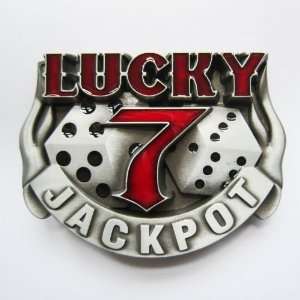  Lucky 7 Jackpot Belt Buckle 