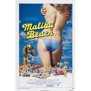  Malibu Beach   Movie Poster   27 x 40