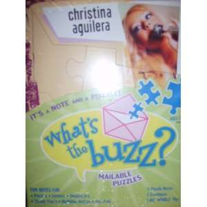   Whats The Buzz? / Christina Aguilera Mailable Puzzles Toys & Games