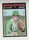 JIM HUNTER #45 Oakland Athletics Pitch​er 1971 Topps N​mM