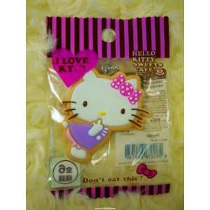   Hello Kitty Keychain in Violet Skirt   Made in Japan Toys & Games