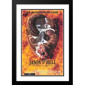  Jason Goes to Hell 32x45 Framed and Double Matted Movie 