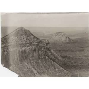  Reprint A birds eye view of tall buttes and valleys 