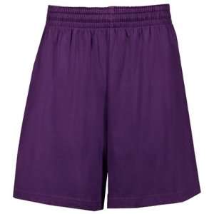 Badger Athletic Cut Cotton Jersey 7 Shorts PURPLE AM  