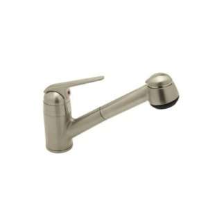 Rohl R3810STN De Lux Single Lever Kitchen Faucet with Double Check 
