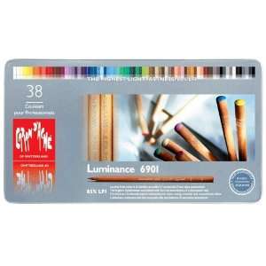  Caran dAche Luminance Lightfast Pencil Set of 38 Arts 