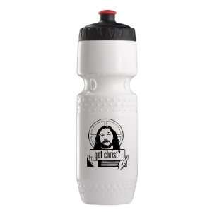  Trek Water Bottle Wht BlkRed Got Christ Jesus Christ 