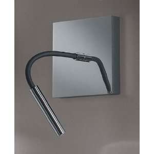 Luccas AP10 wall sconce   chrome, with one switch, 110   125V (for use 