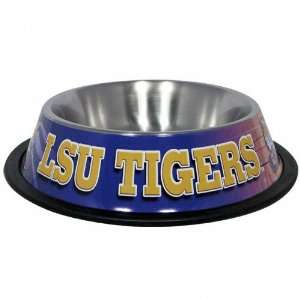  LSU Tigers Stainless Steel Dog Bowl